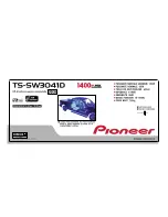 Предварительный просмотр 3 страницы Pioneer TS-SW3041D Brochure & Specs