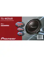 Preview for 11 page of Pioneer TS-W254R Instruction Manual