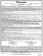 Preview for 4 page of Pioneer TS-W258D4 - Car Subwoofer Driver Instruction Manual