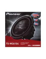 Pioneer TS-W26154 User Manual preview