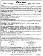 Preview for 7 page of Pioneer TS-W26154 User Manual