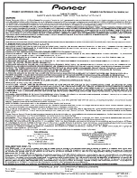 Preview for 4 page of Pioneer ts-w3003d4 User Manual