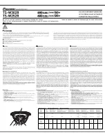 Pioneer TS-W302R - Car Subwoofer Driver Instruction Manual preview