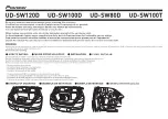 Pioneer UD-SW100D Instruction Manual preview