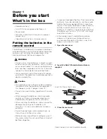 Preview for 5 page of Pioneer UDP-LX500 Operating Instructions Manual