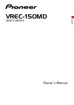 Preview for 1 page of Pioneer VREC-150MD Owner'S Manual