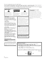 Preview for 8 page of Pioneer VSW-1 Operating Instructions Manual