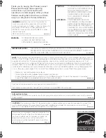 Preview for 2 page of Pioneer VSX-1014TX Operating Instructions Manual