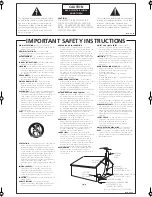 Preview for 3 page of Pioneer VSX-1014TX Operating Instructions Manual