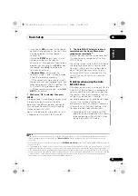 Preview for 43 page of Pioneer VSX-1020-K Operating Instructions For The User