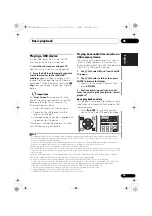 Preview for 49 page of Pioneer VSX-1020-K Operating Instructions For The User