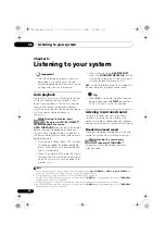 Preview for 58 page of Pioneer VSX-1020-K Operating Instructions For The User