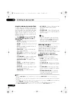 Preview for 60 page of Pioneer VSX-1020-K Operating Instructions For The User