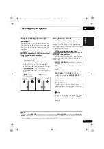 Preview for 61 page of Pioneer VSX-1020-K Operating Instructions For The User