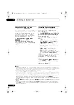 Preview for 62 page of Pioneer VSX-1020-K Operating Instructions For The User