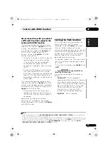 Preview for 67 page of Pioneer VSX-1020-K Operating Instructions For The User