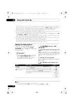 Preview for 72 page of Pioneer VSX-1020-K Operating Instructions For The User