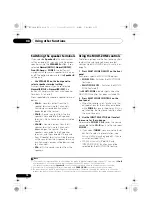 Preview for 74 page of Pioneer VSX-1020-K Operating Instructions For The User