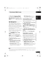 Preview for 99 page of Pioneer VSX-1020-K Operating Instructions For The User