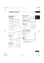 Preview for 133 page of Pioneer VSX-1020-K Operating Instructions For The User