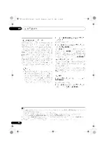 Preview for 190 page of Pioneer VSX-1020-K Operating Instructions For The User