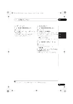 Preview for 217 page of Pioneer VSX-1020-K Operating Instructions For The User