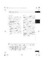 Preview for 237 page of Pioneer VSX-1020-K Operating Instructions For The User