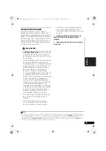 Preview for 307 page of Pioneer VSX-1020-K Operating Instructions For The User