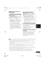 Preview for 315 page of Pioneer VSX-1020-K Operating Instructions For The User