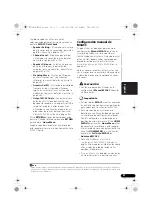 Preview for 359 page of Pioneer VSX-1020-K Operating Instructions For The User