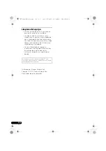 Preview for 402 page of Pioneer VSX-1020-K Operating Instructions For The User