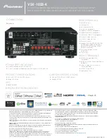 Preview for 2 page of Pioneer VSX-1023-K Features & Specifications