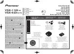 Предварительный просмотр 1 страницы Pioneer vsx-1123 Quick Start Manual