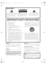 Предварительный просмотр 2 страницы Pioneer VSX-1125-k Operating Instructions Manual