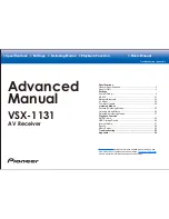 Предварительный просмотр 33 страницы Pioneer VSX-1131 Basic Manual