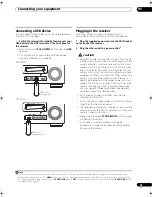 Preview for 39 page of Pioneer VSX-21TXH - Elite AV Receiver Operating Instructions Manual