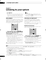 Preview for 56 page of Pioneer VSX-21TXH - Elite AV Receiver Operating Instructions Manual