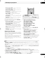 Preview for 57 page of Pioneer VSX-21TXH - Elite AV Receiver Operating Instructions Manual