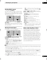 Preview for 61 page of Pioneer VSX-21TXH - Elite AV Receiver Operating Instructions Manual