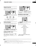 Preview for 71 page of Pioneer VSX-21TXH - Elite AV Receiver Operating Instructions Manual