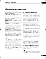 Preview for 97 page of Pioneer VSX-21TXH - Elite AV Receiver Operating Instructions Manual