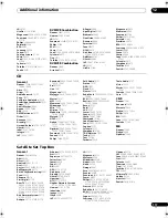 Preview for 117 page of Pioneer VSX-21TXH - Elite AV Receiver Operating Instructions Manual