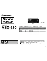 Preview for 1 page of Pioneer VSX-330 Service Manual