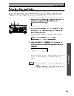 Предварительный просмотр 47 страницы Pioneer VSX-33TX Operating Instructions Manual