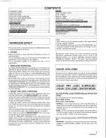 Предварительный просмотр 3 страницы Pioneer VSX-403 Operating Manual