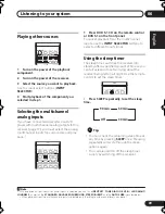 Preview for 39 page of Pioneer VSX-415-K Operating Instructions Manual