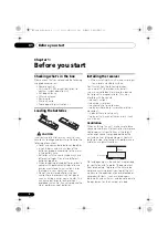 Предварительный просмотр 6 страницы Pioneer VSX-420 Operating Instructions Manual