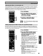 Preview for 49 page of Pioneer VSX-45TX Elite Operating Instructions Manual