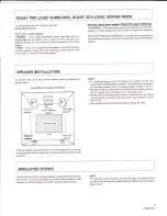 Preview for 7 page of Pioneer VSX-501 Operating Instruction