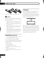 Preview for 6 page of Pioneer VSX-515-K Operating Instructions Manual